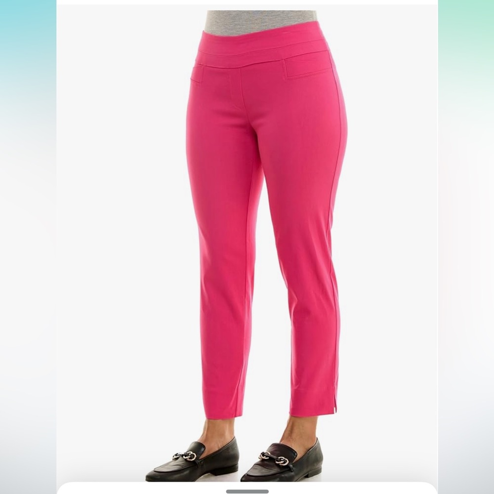 Zac & Rachel Pink Ankle Cropped Pants